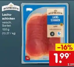 Netto Marken-Discount HOFMAIER Lachsschinken Angebot