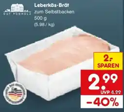 Netto Marken-Discount GUT PONHOLZ Leberkäs-Brät Angebot