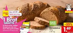 Netto Marken-Discount BACK STUBE Weltmeisterbrot Angebot
