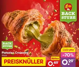 Netto Marken-Discount BACK STUBE Pistazien Croissant Angebot