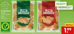 Netto Marken-Discount GENUSS WELT Pizzabrötchen Angebot