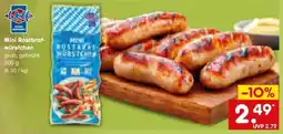 Netto Marken-Discount Wolf Mini Rostbratwürstchen Angebot