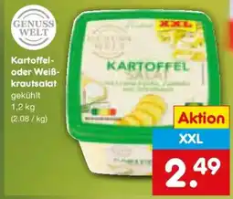 Netto Marken-Discount GENUSS WELT Kartoffel- oder Weißkrautsalat Angebot
