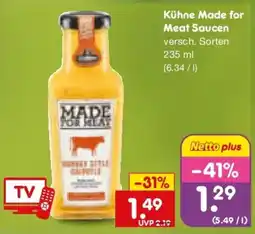 Netto Marken-Discount Kühne Made for Meat Saucen Angebot