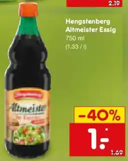 Netto Marken-Discount Hengstenberg Altmeister Essig Angebot