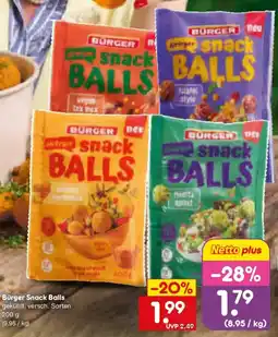 Netto Marken-Discount Bürger Snack Balls Angebot