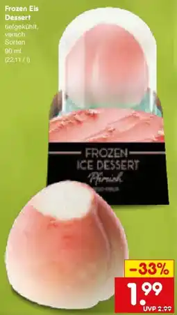 Netto Marken-Discount Frozen Eis Dessert Angebot