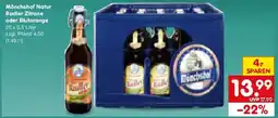 Netto Marken-Discount Mönchshof Natur Radler Zitrone oder Blutorange Angebot