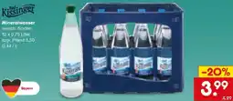 Netto Marken-Discount Bad. Kissinger Mineralwasser Angebot