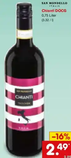 Netto Marken-Discount SAN MONDELLO ITALIA Chianti DOCG Angebot