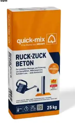 OBI Quick-Mix Ruck-Zuck-Beton Angebot