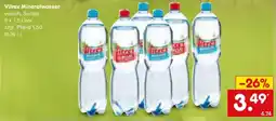 Netto Marken-Discount Vitrex Mineralwasser Angebot