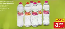 Netto Marken-Discount Vitrex Mineralwasser mit Fruchtgeschmack Angebot