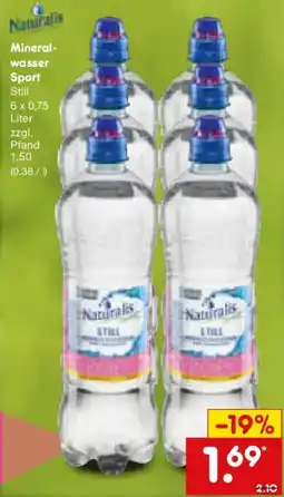 Netto Marken-Discount Naturalis Mineralwasser Sport Angebot