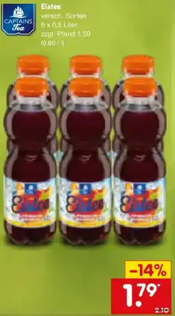 Netto Marken-Discount CAPTAINS Tea Eistee Angebot