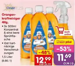 Netto Marken-Discount Orangen kraftreiniger 4tig. Angebot