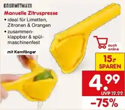 Netto Marken-Discount GOURMETMAXX Manuelle Zitruspresse Angebot