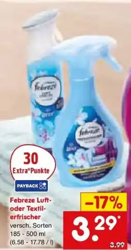 Netto Marken-Discount Febreze Luft- oder Textilerfrischer Angebot