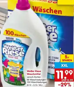Netto Marken-Discount Weißer Riese Waschmittel Angebot