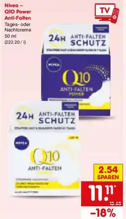 Netto Marken-Discount Nivea - Q10 Power Anti-Falten Angebot