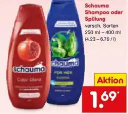 Netto Marken-Discount Schauma Shampoo oder Spülung Angebot