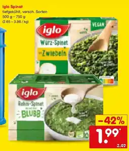 Netto Marken-Discount iglo Spinat Angebot