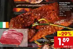 Netto Marken-Discount Irisches Rinder- Roastbeef Angebot