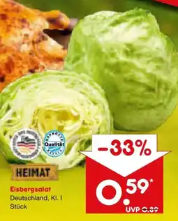 Netto Marken-Discount HEIMAT Eisbergsalat Angebot