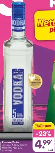Netto Marken-Discount Premium Vodka Angebot