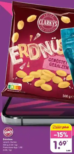 Netto Marken-Discount CLARKYS Erdnüsse Angebot