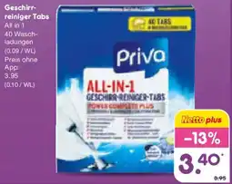 Netto Marken-Discount Geschirrreiniger Tabs Angebot