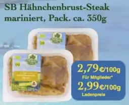 LPG Biomarkt SB Hähnchenbrust-Steak Angebot