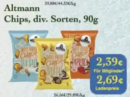 LPG Biomarkt Altmann Chips Angebot