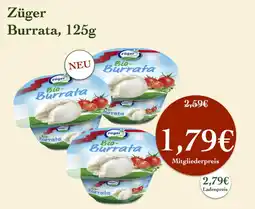LPG Biomarkt Züger Burrata Angebot