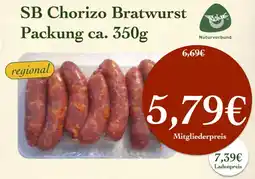 LPG Biomarkt SB Chorizo Bratwurst Angebot