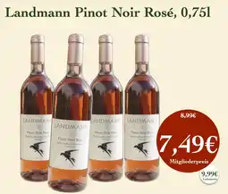 LPG Biomarkt Landmann Pinot Noir Rosé Angebot