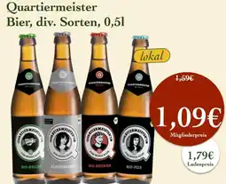 LPG Biomarkt Quartiermeister Bier Angebot