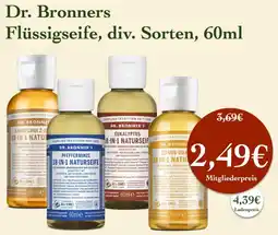 LPG Biomarkt Dr. Bronners Flüssigseife Angebot