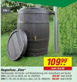 toom Baumarkt Regenfass „Vino" Angebot