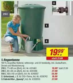 toom Baumarkt 1. Regentonne Angebot