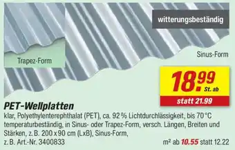 toom Baumarkt PET-Wellplatten Angebot