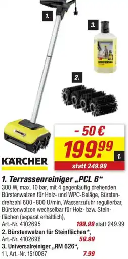 toom Baumarkt KARCHER 1. Terrassenreiniger,,PCL 6" Angebot