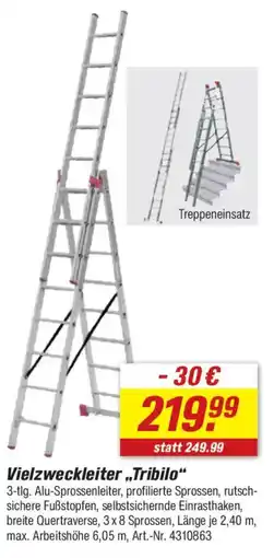 toom Baumarkt Vielzweckleiter,,Tribilo" Angebot