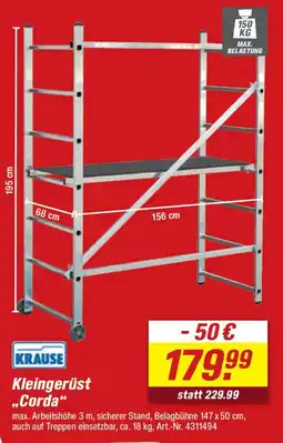 toom Baumarkt KRAUSE Kleingerüst ,,Corda" Angebot