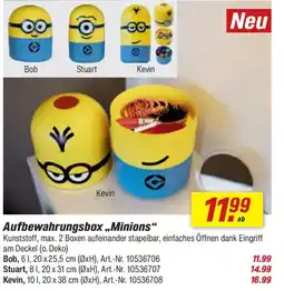 toom Baumarkt Aufbewahrungsbox ,,Minions" Angebot