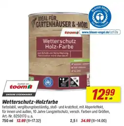 toom Baumarkt Wetterschutz-Holzfarbe Angebot