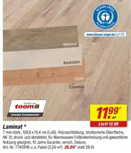toom Baumarkt Laminat Angebot