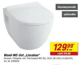 toom Baumarkt Wand-WC-Set ,,Lissabon" Angebot