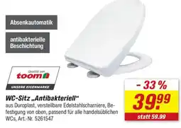 toom Baumarkt WC-Sitz,,Antibakteriell" Angebot