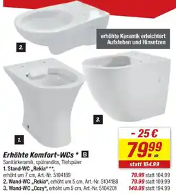 toom Baumarkt Erhöhte Komfort-WCs Angebot